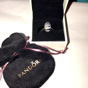 Nice Pandora Charm Bead Comes in a Pandora Pouch